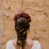 diadema de flores para boda