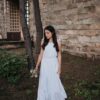 VESTIDO NOVIA BODA CIVIL DOS PIEZAS
