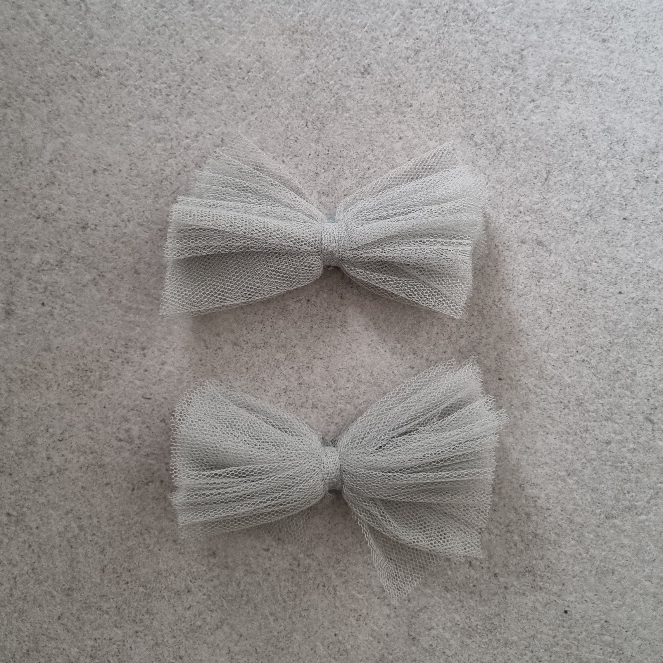 Lazos de tul para zapatos de novia