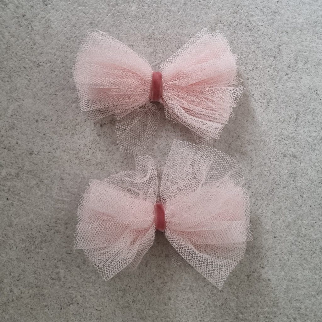 Lazos de tul para zapatos de novia