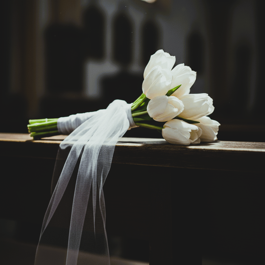 ramos de tulipanes para novia