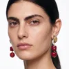 PENDIENTES OCEANIA CORAL ROJO