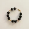 pulsera piedras naturales invitada boda elegante